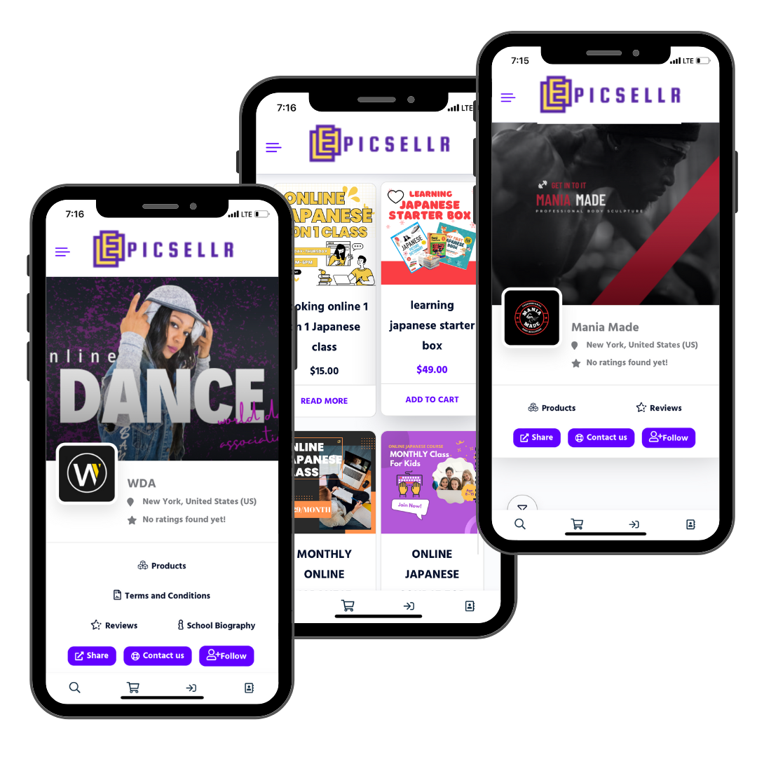 epicsellr, how to build an online store